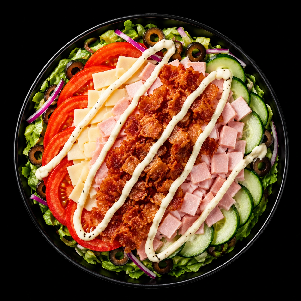Chicken & Bacon Ranch Salad