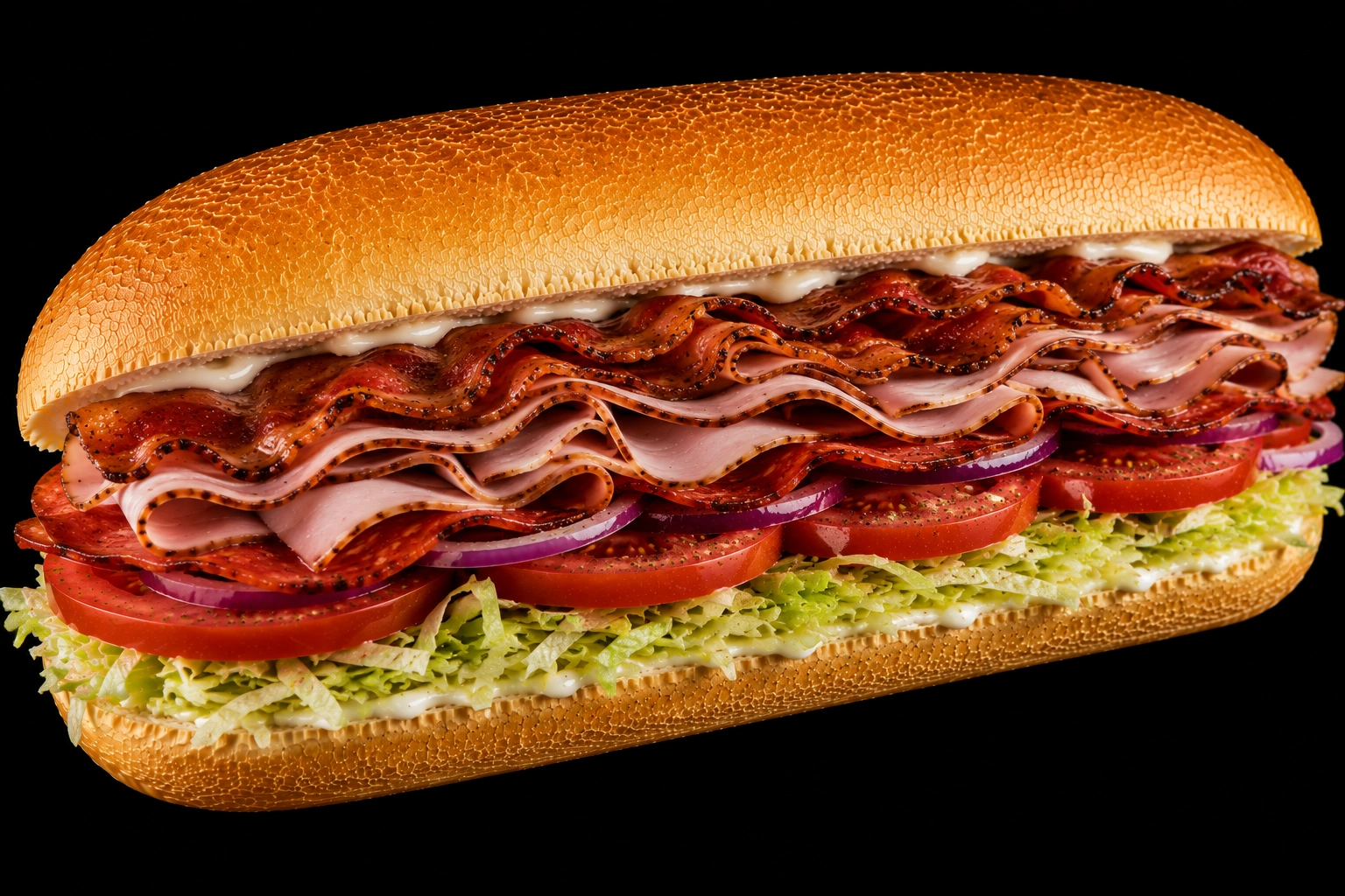 Black Forest Ham, Egg & Cheese from the Subway subs menu with price and calories