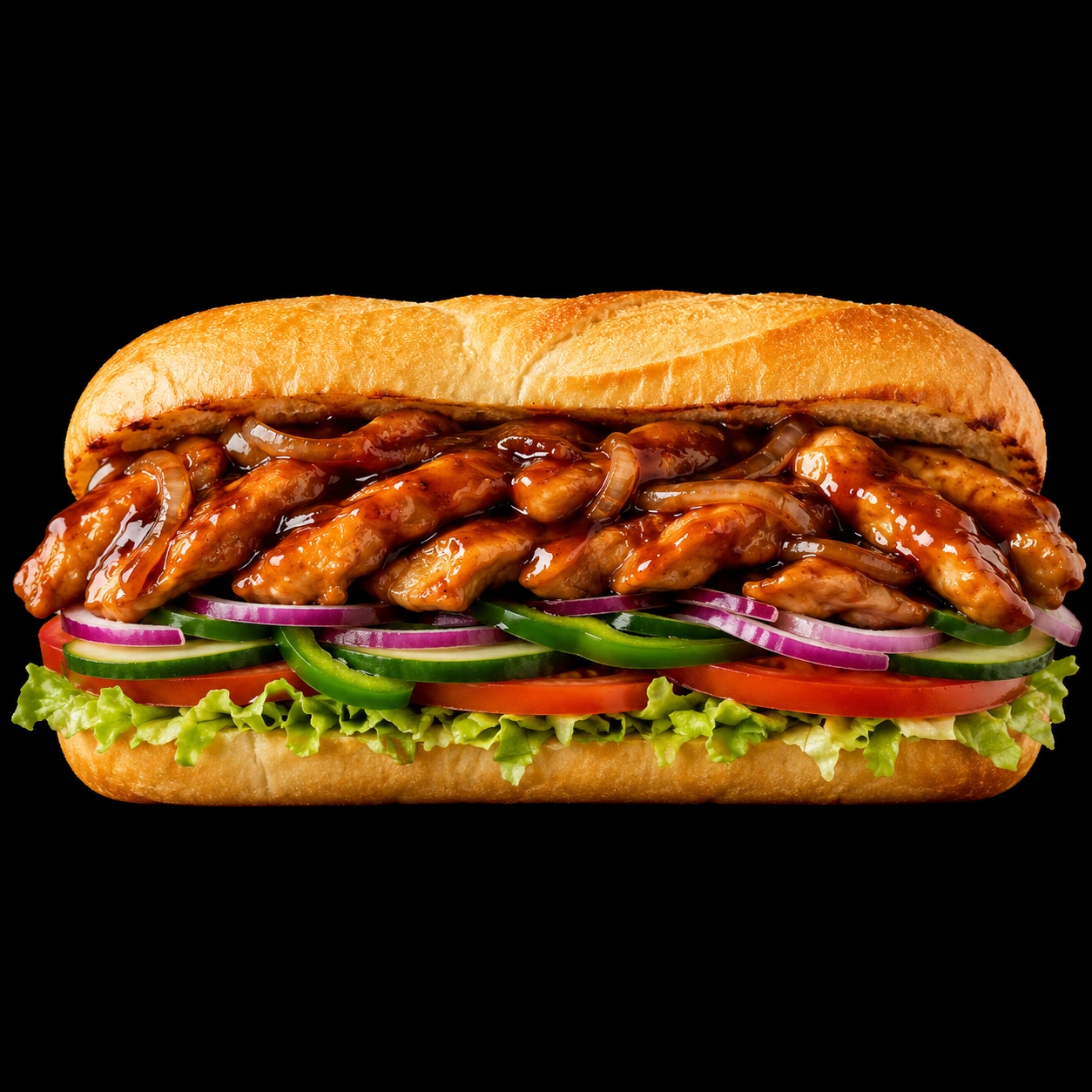 Ham and Salami Subway sandwich