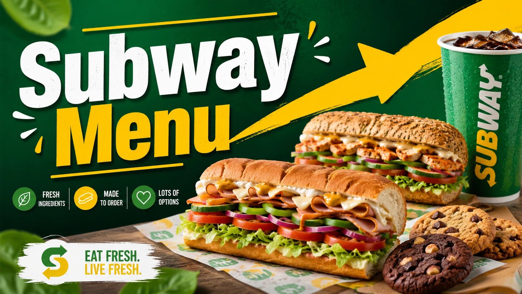 Subway menu feature image