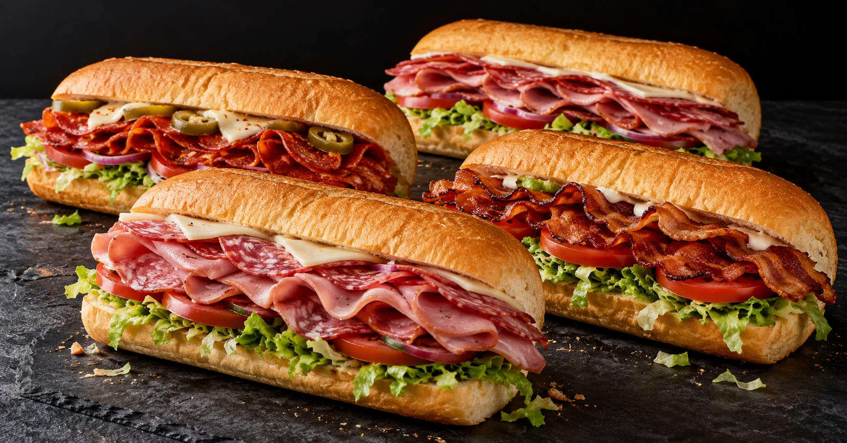 Subway Deli Faves sandwich collection